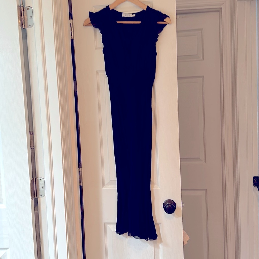 Fishtail black dress